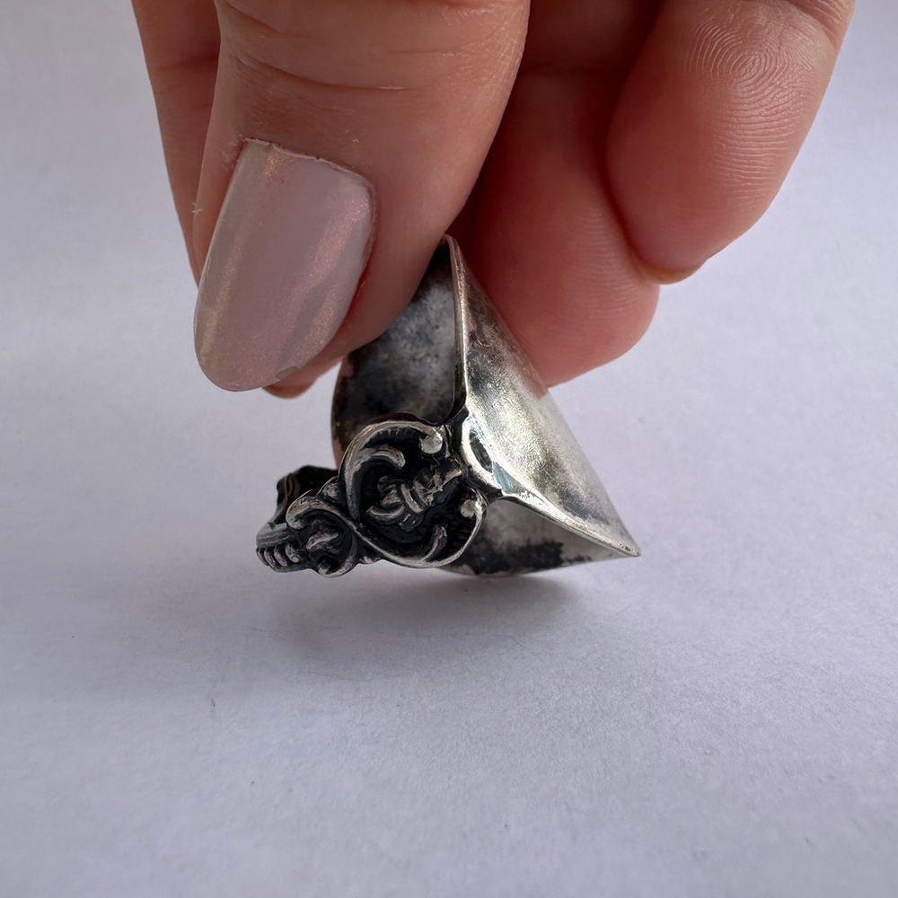 Vintage Spoon Upcycled‎ Statement Ring - Picture 4 of 6